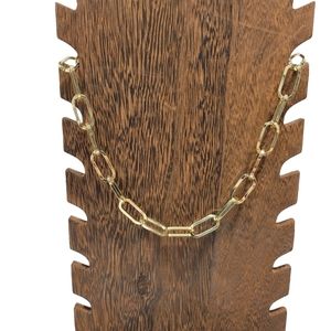 Gold Colored Chain Link Necklace